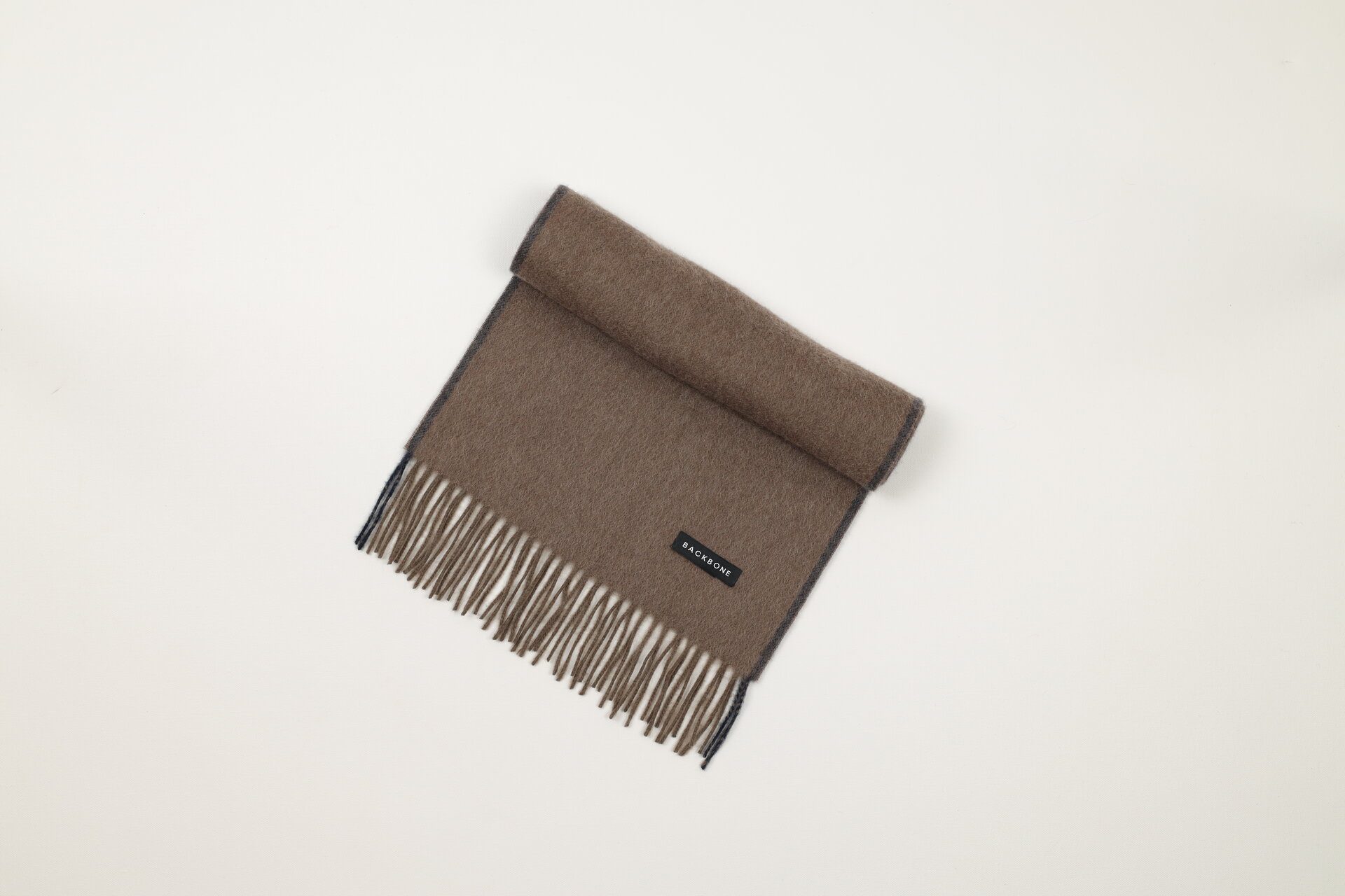 Cashmere Scarf Small Brown Black
