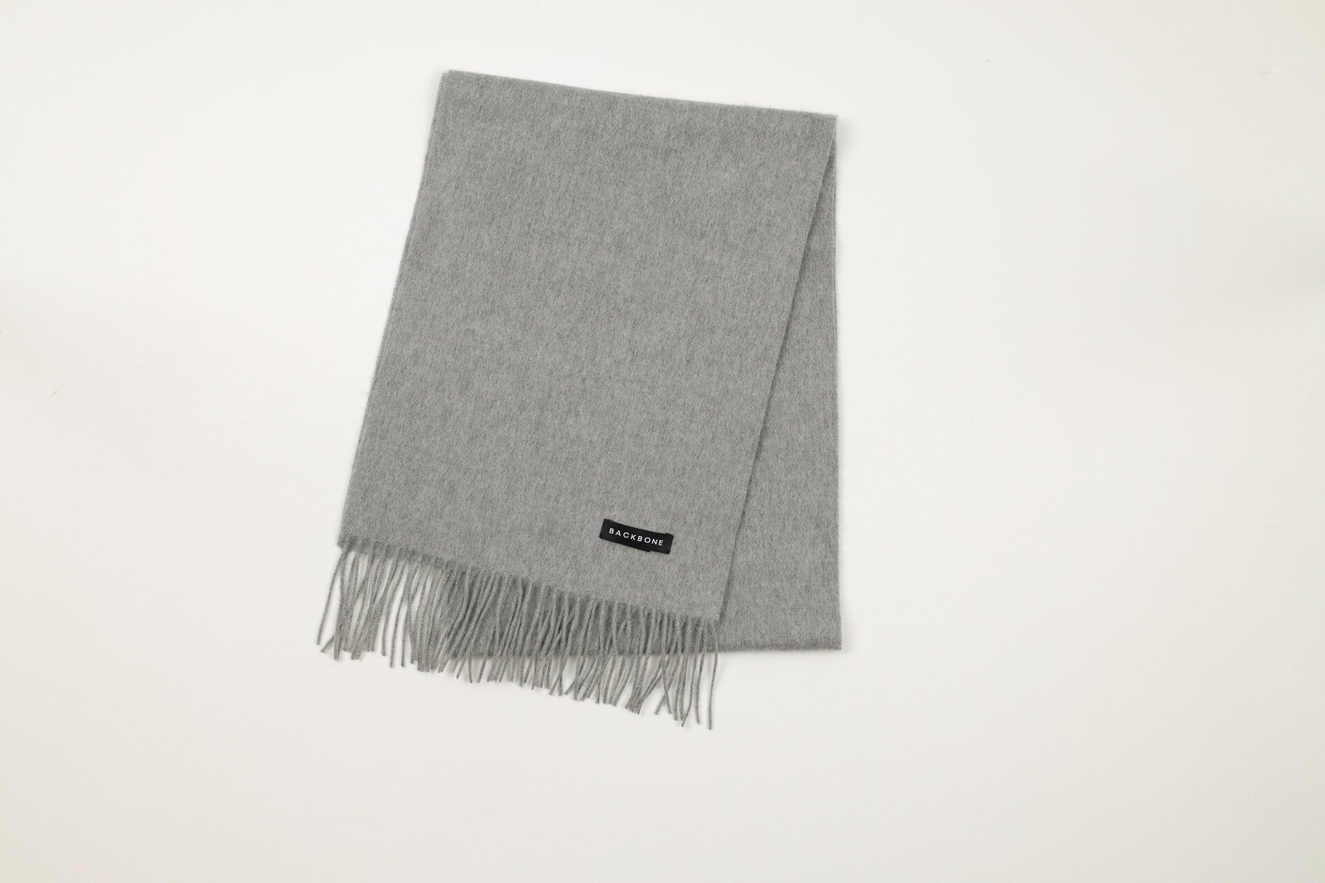 Cashmere scarf small deep grey
